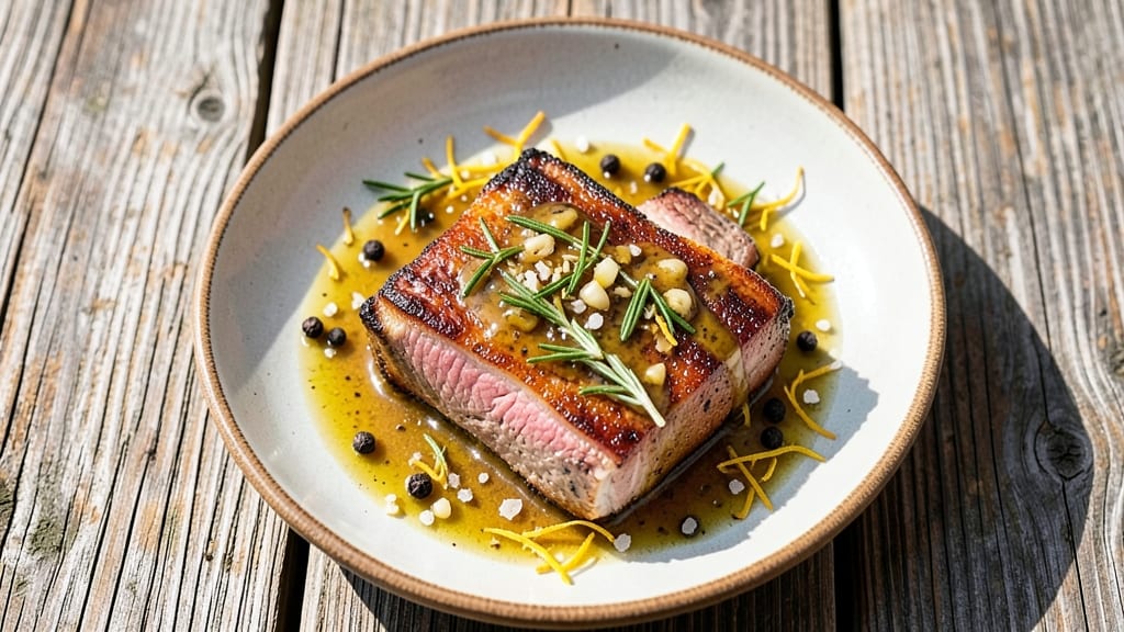 Mediterranean Diet Pork Chops Recipe: Herb-Marinated Crispy Skin and Juicy Core