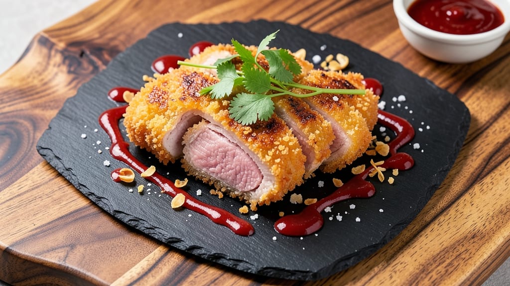 Asian Pork Cutlets Recipe: Crispy-Fried with Sweet Chili Glaze