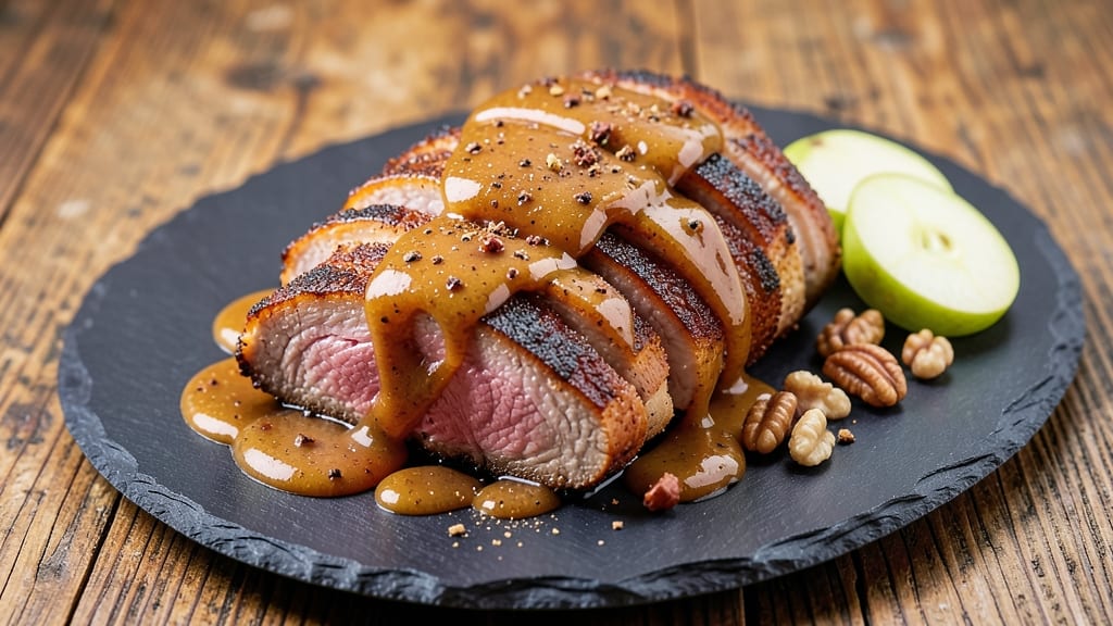 Apple Butter Pork Tenderloin Recipe: Sweet-Spiced Glaze That Caramelizes Onto Meat
