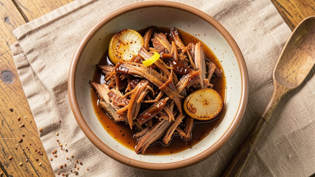 5-Ingredient Slow Cooker Pulled Pork Recipe: Effortless Shreds With Bold BBQ Flavor