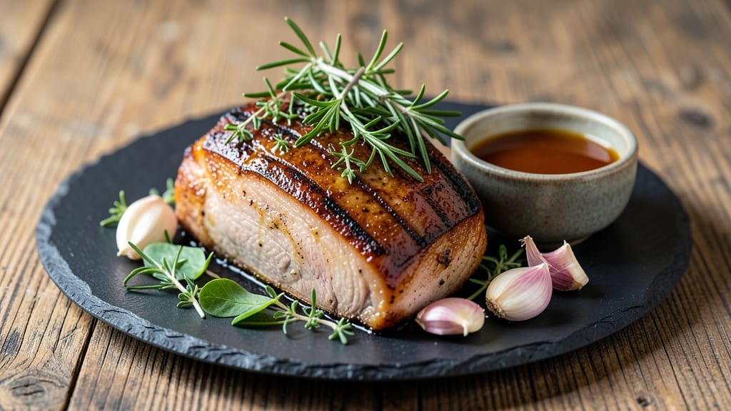 1-Pound Pork Loin Recipe: Herb-Crusted Crispness With Juicy Pink Hearts