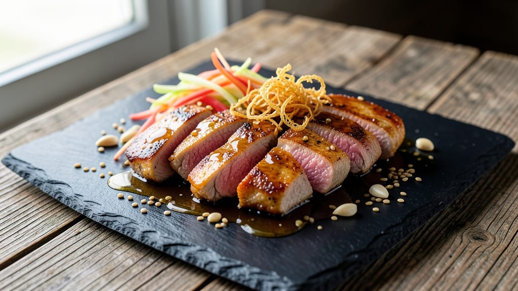 Asian Pork Medallions Recipe: Garlic-Ginger Crisp With Velvety Sauce