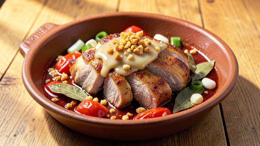 Adobong Labong With Pork Recipe: Smoky-Sweet Pork in Tangy Tomato Sauce