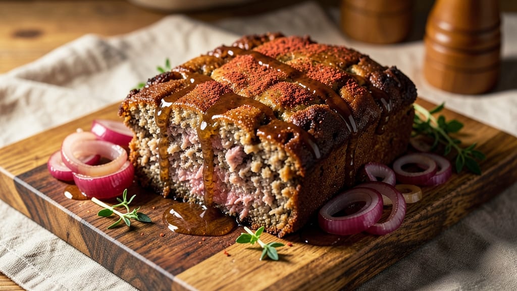 All-Pork Meatloaf Recipe: Smoky-Sweet Glaze Locks in Juiciness