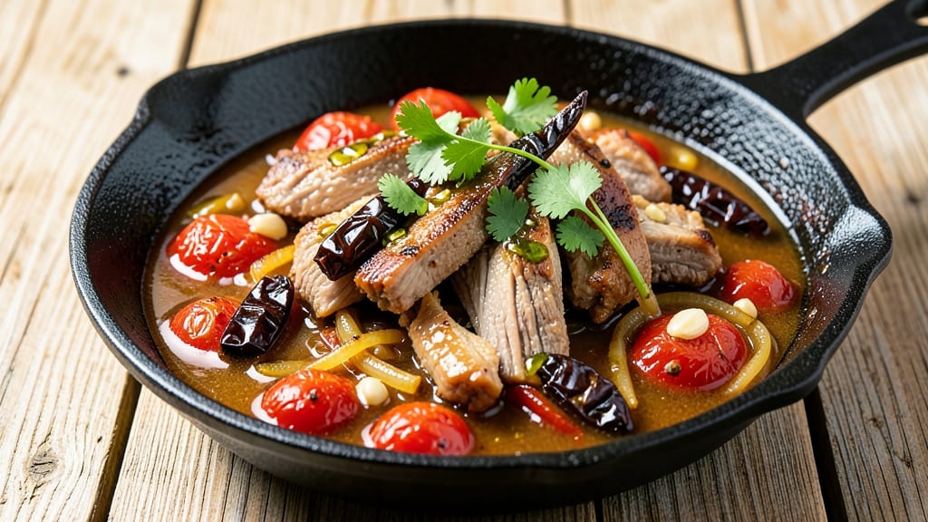 Mexican Pork Sauce Recipe: Smoky Chipotle and Tomato Velouté Base