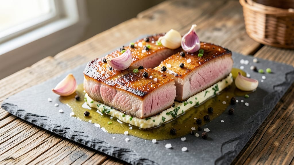 Alton Brown's Pork Chops Recipe: Pan-Seared Crust With Juicy Pink Centers