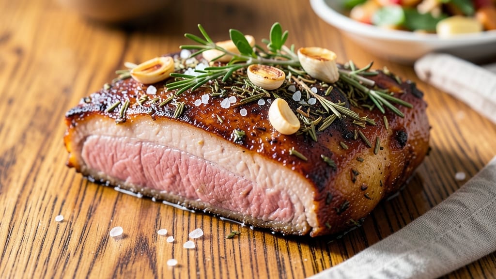 4-Pound Pork Loin Recipe: Herb-Crusted Roast With Juicy Pink Hearts