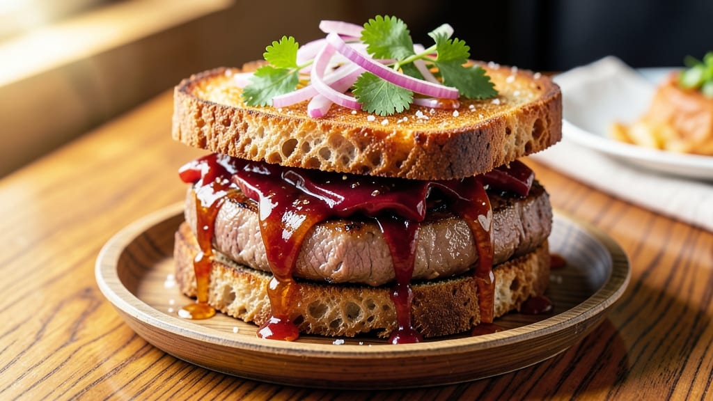 Asian Pork Sandwiches Recipe: Crispy Breaded Bites with Sweet Chili Glaze