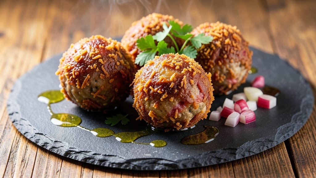 Meatballs With Pork Rinds Recipe: Crispy Crunch and Juicy Centers