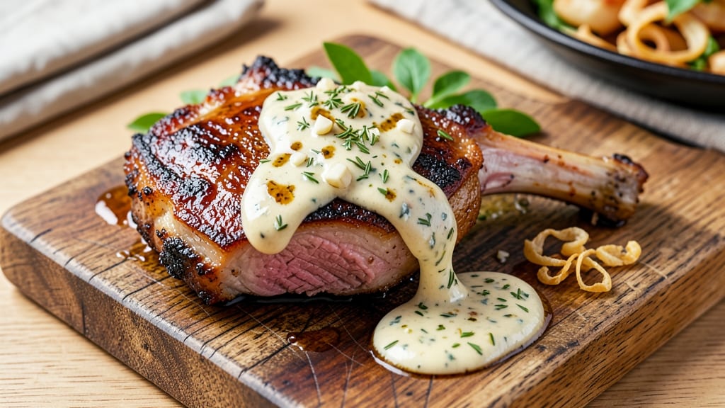 Anthony Bourdain's Pork Chop Recipe: Bold Herb Crust Meets Juicy Pink Centers