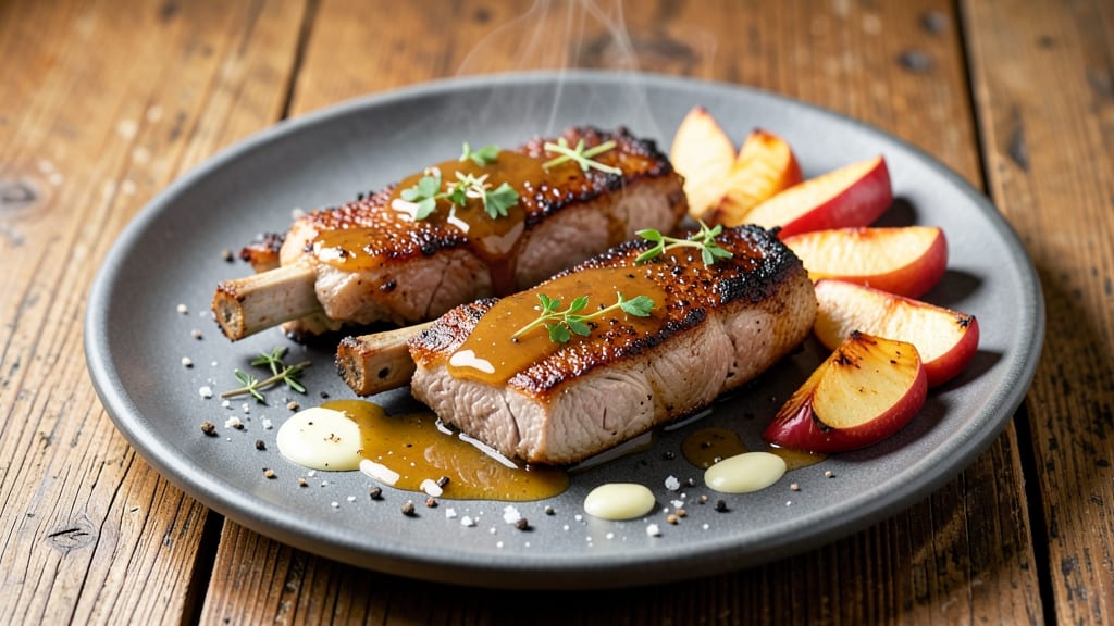Mixed Pork Chops Recipe: Pan-Seared with Apple-Cider Glaze