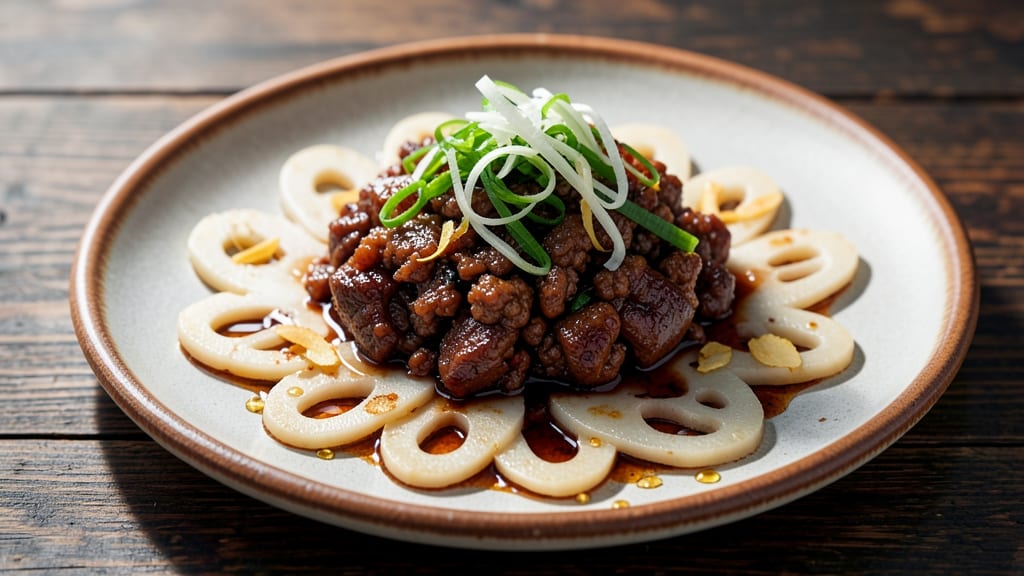 Minced Pork and Lotus Root Recipe: Crispy-Fried Bites with Silky Crunch