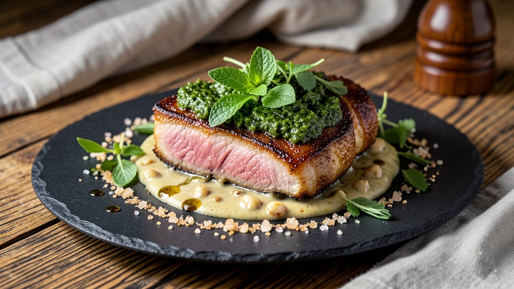 Mint Pork Chops Recipe: Herb-Infused Pan Sear With Bright Green Finish