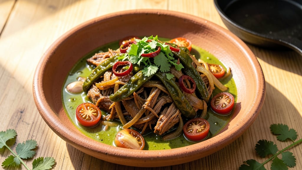 Mexican Pork Green Chili Recipe: Smoky Chipotle and Tomato Simmered to Juicy Perfection