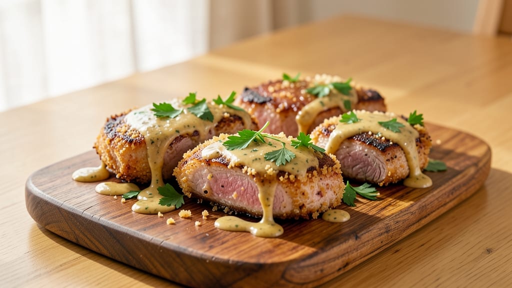 America's Test Kitchen Deviled Pork Chops Recipe: Pan-Sear Crispness With Creamy Centers