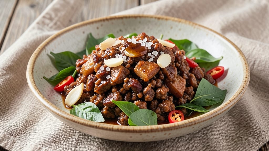 Minced Pork Holy Basil Recipe: Fragrant Thai-Inspired Stew With Herbal Depth