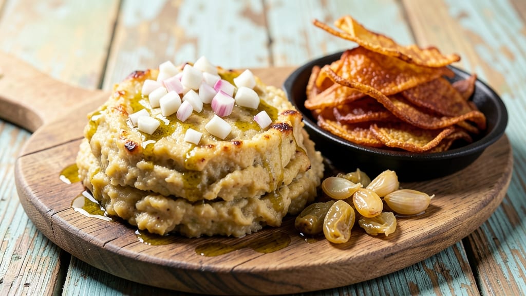 Mofongo Recipe Without Pork Rinds: Crispy Plantain Mash with Garlic Oil Magic