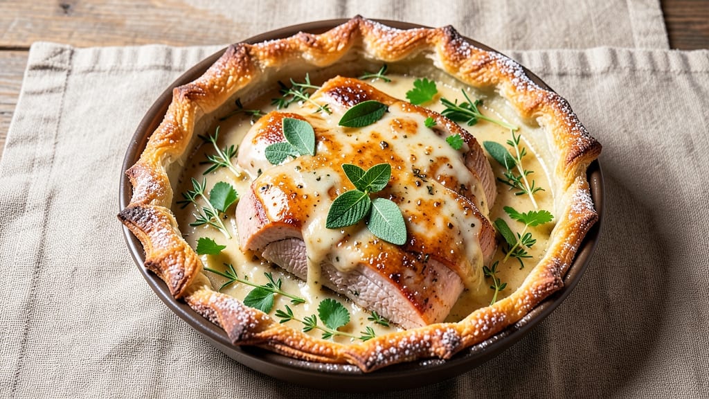 Michael Symon's Pork Pie Recipe: Herb-Crusted Crunch and Juicy Pink Centers