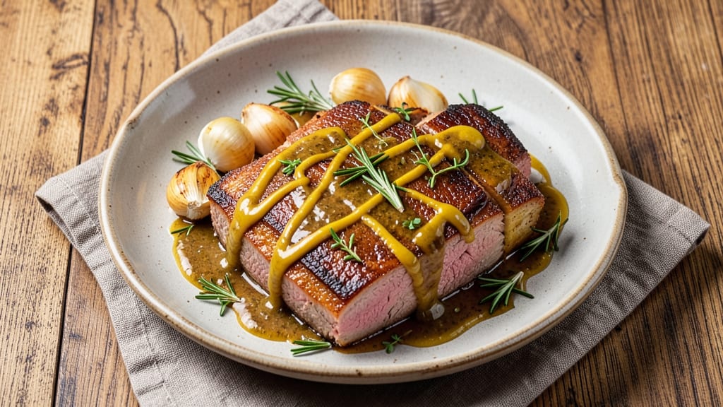 1lb Pork Loin Recipe: Herb-Crusted Roast With Juicy Pink Hearts