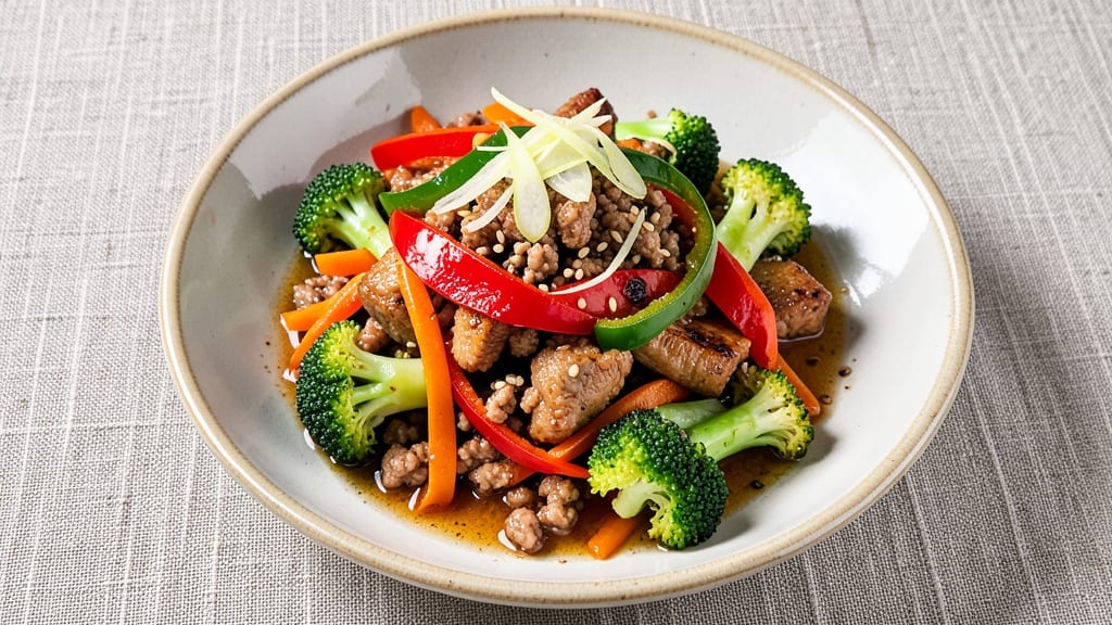 Minced Pork and Vegetables Recipe: One-Pan Stir-Fry With Savory Umami Depth