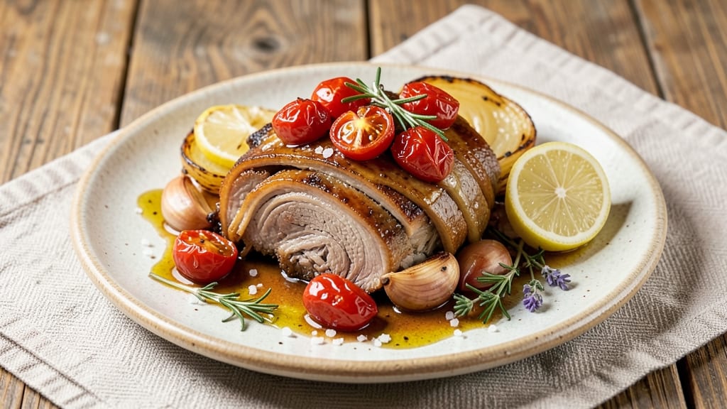 Mediterranean Pulled Pork Recipe: Lemon-Garlic Shreds With Crispy Za'atar Topping