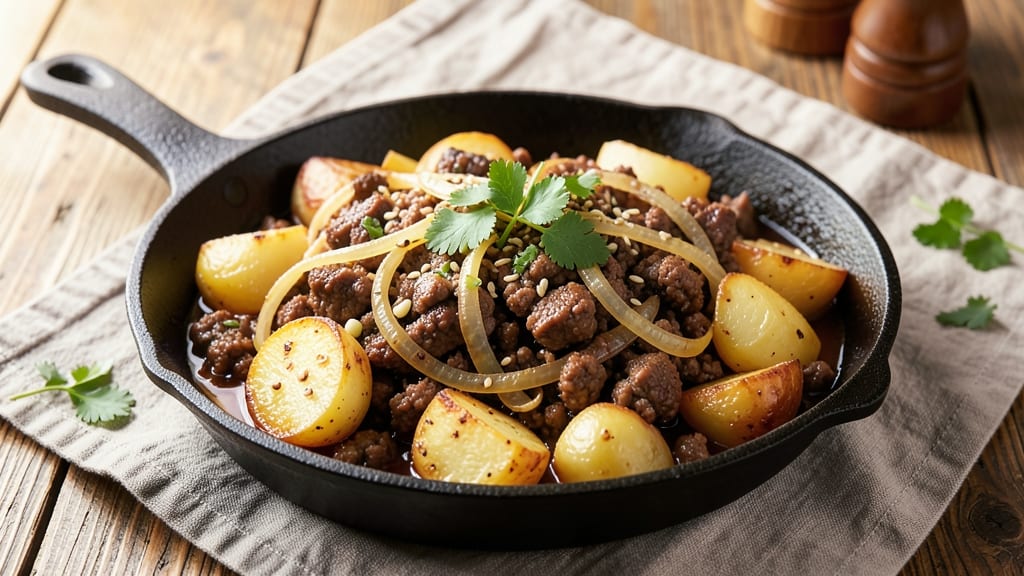 Mince Pork Potato Recipe: One-Pan Crispy Edges and Savory Depth