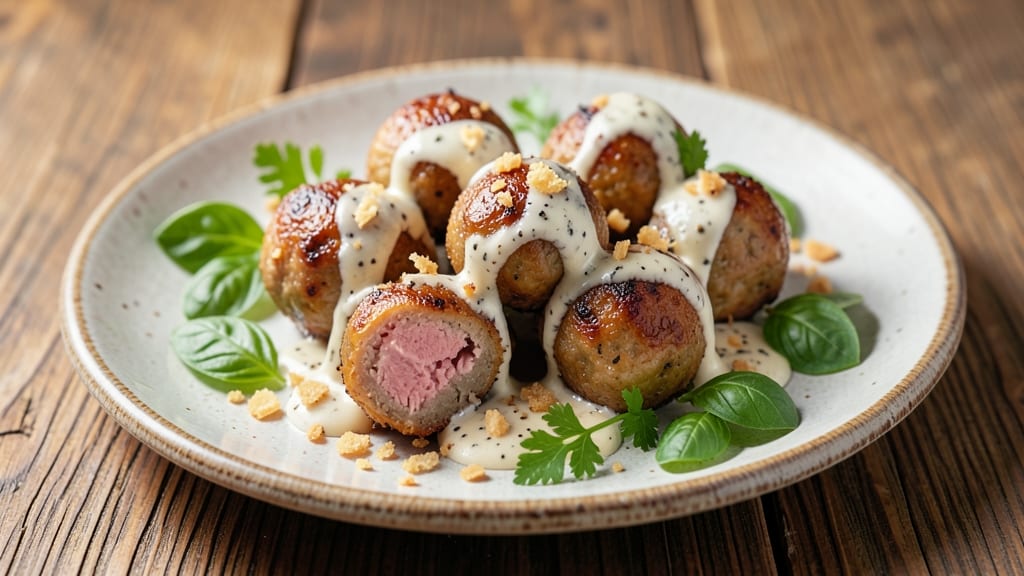 Mini Pork Meatballs Recipe: Bite-Sized Bites With Herby Crunch
