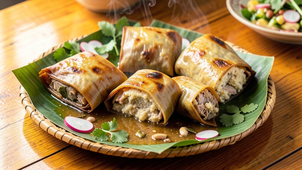 Mild Pork Tamales Recipe: Steamed Softness With Herby Lard Filling