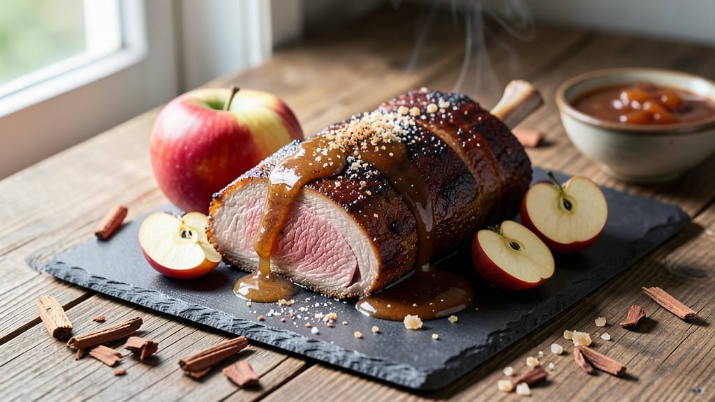 Apple Smoked Pork Loin Recipe: Applewood-Smoked Tenderness with Sweet Caramelized Glaze