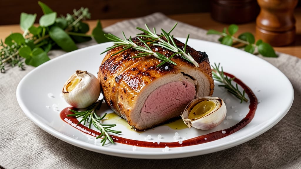 Aldi's Pork Loin Recipe: Herb-Crusted Roast With Juicy Pink Hearts