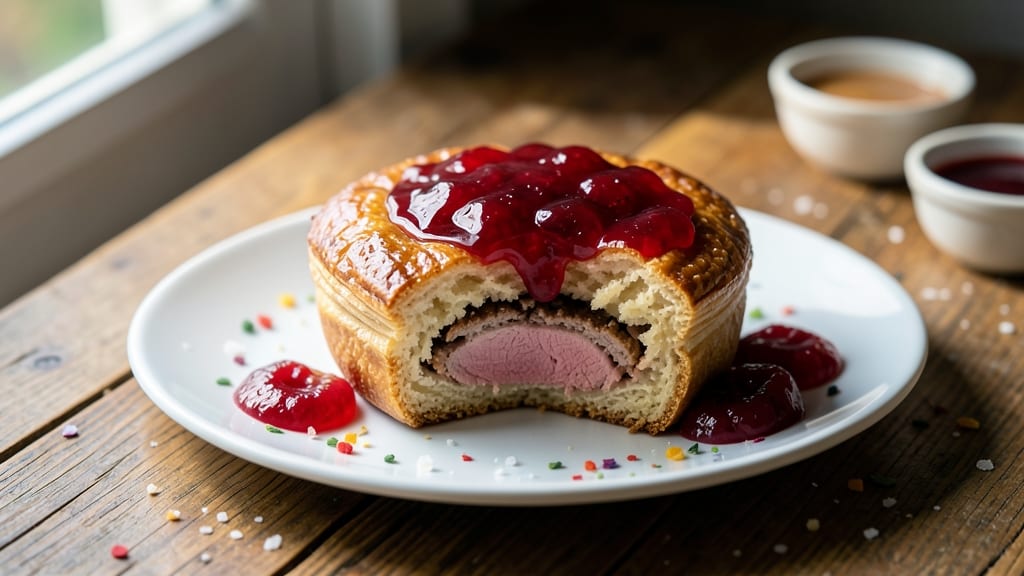 Mini Pork Pies Recipe With Jelly: Savory Crusts Stuffed With Spiced Meat and Sweet-Tart Filling