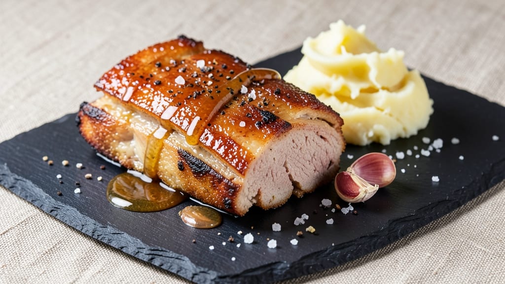 American Pork Belly Recipe: Crispy Skin, Juicy Meat With Sweet Spiced Glaze